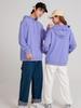 Suéter con capucha holgado informal de 260 g de marca de moda estadounidense, sudadera con capucha de color sólido con hombros pesados y dopamina para primavera y otoño