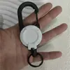 Mosquetão de chaveiro para montanhismo com corda de aço retrátil automática multifuncional para pesca Luya, fácil de puxar, anti-perda, anti-roubo, a pronta entrega