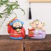 Dios de la Riqueza Quíntuple Decoración para el Hogar Decoración de Escritorio para Oficina Regalo de Año Nuevo Muñeco de Resina Regalo Hecho a Mano para Atraer la Riqueza