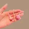 Doble Diadema para Niñas, Diadema para Cabello de Niña Pequeña que No Daña el Cabello, Goma Elástica y Buena para Moño, Diadema con Forma de Corazón