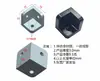 Conector de Barra de Aluminio Larga de 4 Agujeros Conector de Junta Móvil M4 M3 Conector Puente Adaptador de Fijación de Máquina
