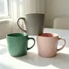 Taza de cerámica con patrón personalizable, taza cónica de gres para café, taza para beber leche y té, adecuada para uso en la oficina y el hogar, regalo
