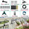 Rociador Universal Automático para Riego de Plantas con Boquilla Atomizadora Giratoria Ajustable, Conexión Rápida de Riego, Riego, Humidificación, Refrigeración Boquilla de Cobre