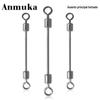 Conector de pino fechado conectando a sub-linha 8 Assento de couro de chumbo de oito anéis de aço inoxidável acessórios de pesca suprimentos de equipamentos de pesca