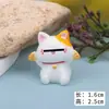 Resina Curativa Gatinho da Sorte Fofo Figura Decoração de Tela do Painel do Carro Decoração de Paisagem em Miniatura para Casa e Escritório