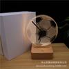 Portabolígrafos inalámbrico creativo Luz nocturna 3D Trofeo souvenir de aniversario de edificio empresarial Regalo para la ciudad Lámpara acrílica