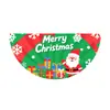 Transfronteiriço Novo Produto Forma de Leque Semicírculo 2025 Natal Personagem de Desenho Animado Festa Decoração Bandeira Cortina de Porta Cobertura de Porta Banner de Porta