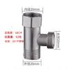 Válvula angular de uso duplo de aço inoxidável 304 de controle duplo transfronteiriço de 4 pontos de conexão ao vivo de uso duplo de três vias de uso duplo interruptor de parceiro de vaso sanitário