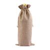 Bolsa de embalaje de vino tinto de lino de imitación de alta gama, bolsa de regalo para fiesta de cumpleaños, champán, bolsa con cordón, funda para botella de vino