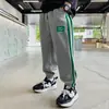 Pantalones de pierna recta con etiqueta de letra de estilo occidental, moda nueva primavera 2024 para niños Z785