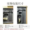 Lavabo tipo cascada con grifo de caño ancho, negro, para agua fría y caliente, para lavabo de baño, grifo para lavabo elevado, acero inoxidable