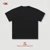 Camiseta Casual de Verano para Hombre Bk de Peso Pesado de Alta Densidad, 305g, Color Sólido, Algodón Puro, Holgada, Cuello Redondo, Manga Corta, Hombro Caído.