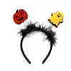 Venta Caliente Transfronteriza Diadema con Barba de Halloween Accesorios para Fiestas de Máscaras y Actuaciones Tocado de Calabaza Halloween