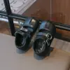 Zapatos de piel para niñas, zapatos de piel de suela blanda para primavera y otoño para bebés de 1 a 3 años, zapatos para caminar para niños pequeños, zapatos Mary Jane para niños, zapatos de interior