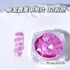 Xiaohongshu Más Vendido Manicura Hermoso Rosa Verde Azul Tulipán Lentejuelas Fresco Natural Joyería para Uñas Fabricante Mayorista