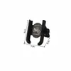 Aleación de Aluminio Soporte de Navegación para Teléfono Móvil de Motocicleta Soporte para Teléfono Móvil Montado en Vehículo de Motocicleta Vehículo Eléctrico de Montar Soporte para Teléfono Móvil A Prueba de Golpes Todo Metálico