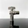 Aquecedor a gás de água caldeira de parede válvula tripla de água fria e quente 4 pontos 6 pontos toda em cobre alongada grande fluxo válvula angular válvula de esfera