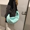 Bolsa Casual Estilo Japonês para Dumpling 2025 Nova Simples Versátil Estilo Workwear Bolsa de Ombro Único Unissex Multicor Bolsa para Ciclismo ao Ar Livre