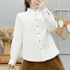 Camisa acolchada Camisa acolchada para mujer Camisa cálida de invierno con cuello alto Suave y amigable con la piel Top base engrosado