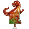Balões metalizados de animais de desenho animado com tema de dinossauro para decorações de festa de aniversário infantil