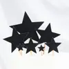 Decoración para hornear pasteles tamaño estrellas amor estrella de cinco puntas 7 tarjeta para pastel insertable decoración de mesa de postres
