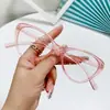 Óculos de sol vintage transfronteiriços da moda, óculos de gatinho planos europeus e americanos, armações de óculos de moda personalizadas, armações para miopia