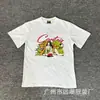 Transfronterizo Nuevo Cort Camiseta de Manga Corta Alcatraz Logo de Letras Estampado Cuello Redondo Casual Americano Holgada Media Manga
