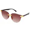 Gafas de Sol de Moda Europeas y Americanas Transfronterizas Montura Ovalada Retro Gafas Cómodas Accesorios de Moda Gafas para Mujer 131 Bb02 8