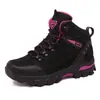 Superventas transfronterizos, estilo nuevo, zapatos de senderismo para hombre de talla grande, de caña alta, de cuero, para exteriores, senderismo y trail running, para parejas