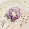 Pulseira de Círculo Duplo Estilo Chinês Estilo Semelhante de Xiaohongshu com Miçangas Novo Design de Nicho de Alta Qualidade Pulseira para Mulheres Jovens