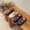 Zapatos planos de cuero para niña estilo francés con lazo, princesa, nueva colección primavera 2026, casual, versátiles, suela suave, moda