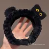 Diadema de Felpa Linda de Otoño para Lavado Facial para Mujeres, Modelo Nuevo 2026, Especialmente Diseñada para Maquillaje y Mascarillas Faciales, Diadema de Color Café de Alta Gama