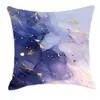 Funda de almohada de mármol morado de ensueño transfronteriza, funda de almohada de cintura para sofá, decoración de dormitorio y oficina en casa