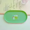 Linda Bandeja de Bocadillos para el Hogar Labubu Mesa de Comedor Escupidera Bandeja para Guardar Fruta Bandeja para Taza de Té