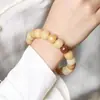 Pulsera con Superficie de Taladro de Raíz de Bodhi Duobao Especificaciones 11-13 mm Joyería Decorativa para Hombres y Mujeres Rosario Fabricante Venta al por Mayor