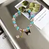 Directamente del Fabricante, Pulseras Populares, Pulseras de Cuentas Explosivas, Para Novias, Pulseras de Mariposas de Cristal Femeninas y Versátiles, Gama Alta