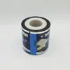 Película enrollable personalizada de fábrica para empaques cosméticos película enrollable de papel de aluminio para alimentos película enrollable para empaques de champú película enrollable para empaques automáticos