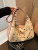 Bolsa de Hombro con Estampado de Dibujos Animados Transfronteriza 2026 Verano Nuevo Estilo Coreano Moda Gran Capacidad Bolso de Hombro Versátil Bolso de Axila