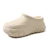 Pantuflas de Algodón con Suelas Tipo Llanta, Talón Cerrado, Nuevo Modelo Otoño e Invierno 2026, Antideslizantes para Parejas, Forradas de Felpa, Cálidas, Zapatos de Algodón que Aumentan la Altura al por Mayor