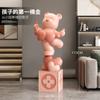 Cofrinho Urso Amoroso Grande Sala de Estar Armário de TV Sofá Enfeites de Chão ao Lado de Decorações de Áudio Presentes de Boas-Vindas