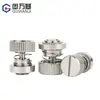 Tornillo de Presión con Resorte Remachado No Desmontable Niquelado en Hierro para Gabinete Remache Pf31/32-M3M4M5M6-16/30