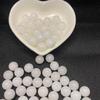 Hotan Kunlun Contas dispersas de jade branco semiacabadas DIY Pulseira tecida à mão Colar Acessórios Acessórios Material