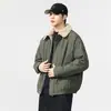 Estilo Nuevo Invierno 2026 Abrigo de Piel Sintética de Visón para Hombre Chaqueta Súper Cómoda Engrosada con Terciopelo Ropa de Algodón Holgada Casual de Negocios