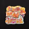 [Série Tianjin] Tendência Nacional Souvenirs Culturais e Criativos Atrações da Cidade de Madeira Ímãs de Geladeira Ímãs de Especialidades de Tianjin