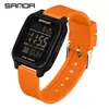 Popular Reloj Cuadrado para Hombre Senda de Aspecto Elevado, Venta Caliente Transfronteriza, Reloj Multifunción Impermeable Luminoso para Exteriores, Pantalla Simple Única