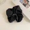 Scrunchie de Pelúcia para Mulheres, Elástico de Cabelo Estilo Francês, Cordão de Cabelo Elegante para Outono e Inverno, Elástico para Coque, Fofo