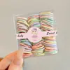 Mini Liga de Goma para Bebé para Niños No Daña el Cabello, Liga para el Cabello Pequeña para el Pulgar, Diadema Colorida de Alta Elasticidad para Niña
