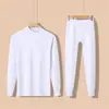 Conjunto de ropa interior térmica de otoño para hombre de la marca Source, algodón puro, fino, cálido, cuello redondo, talla grande, para mediana edad y mayores, venta al por mayor y entrega directa