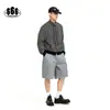 Pantalones de Trabajo de Longitud Media Estilo Americano Moderno Forn3 para Hombre, Pantalones de Cinco Puntos de Corte Holgado, Shorts Casuales de Verano de Pierna Recta 100% Algodón N1980