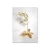 Em nome da luz de etiquetagem de cabelo luxo abstrato folhas de plantas preto dourado quarto sala de estar corredor pintura em tela núcleo de pintura decorativa